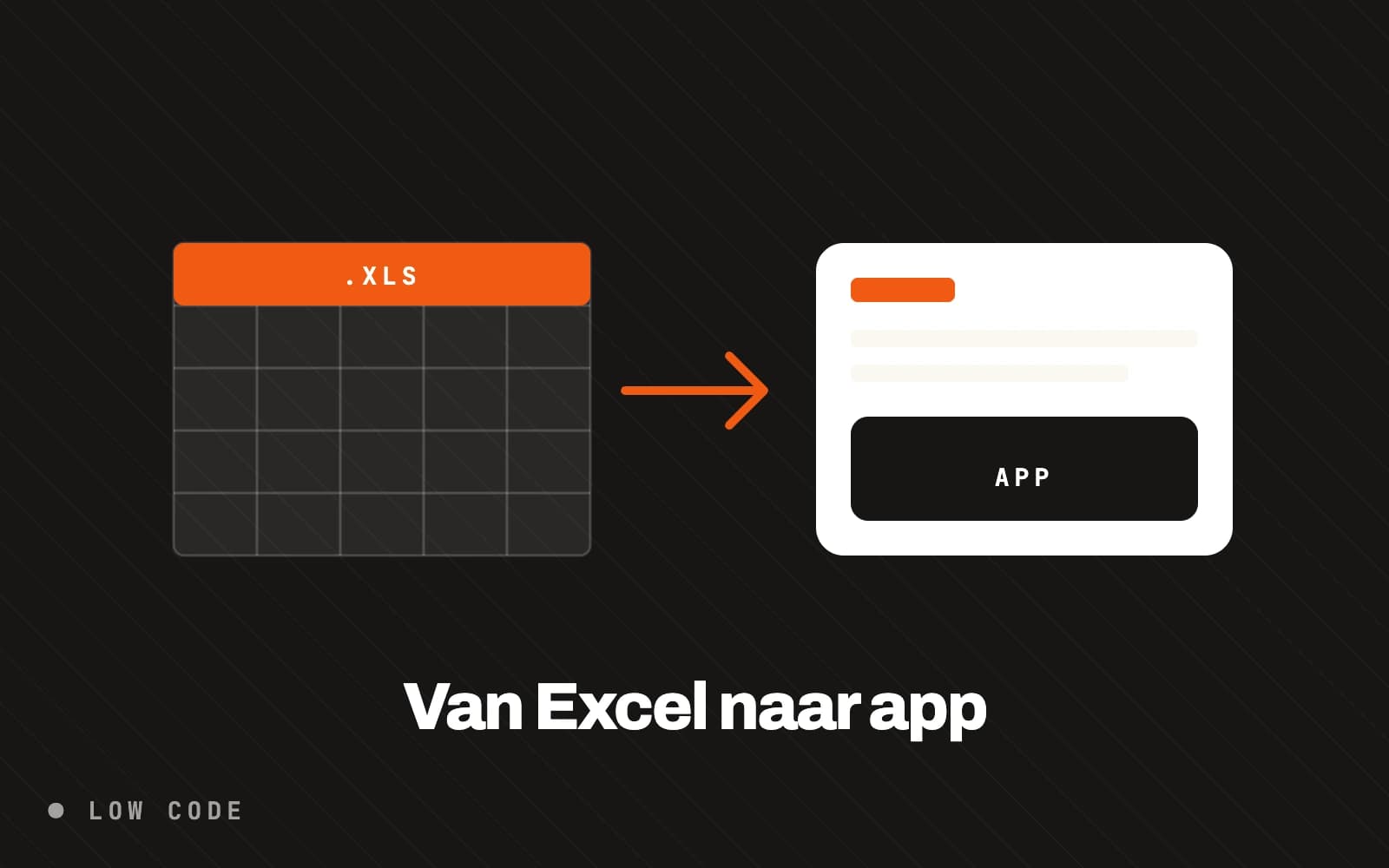 Low Code softwareontwikkeling als vervanging van Excel applicaties
