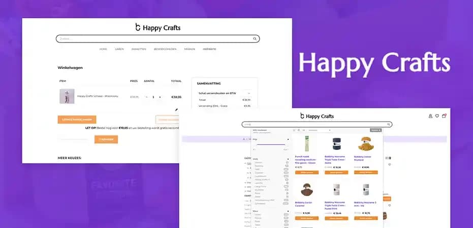 De Magento 2 webshop van Happycrafts