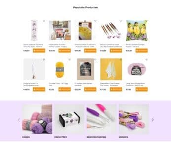 De webshop van Happycrafts