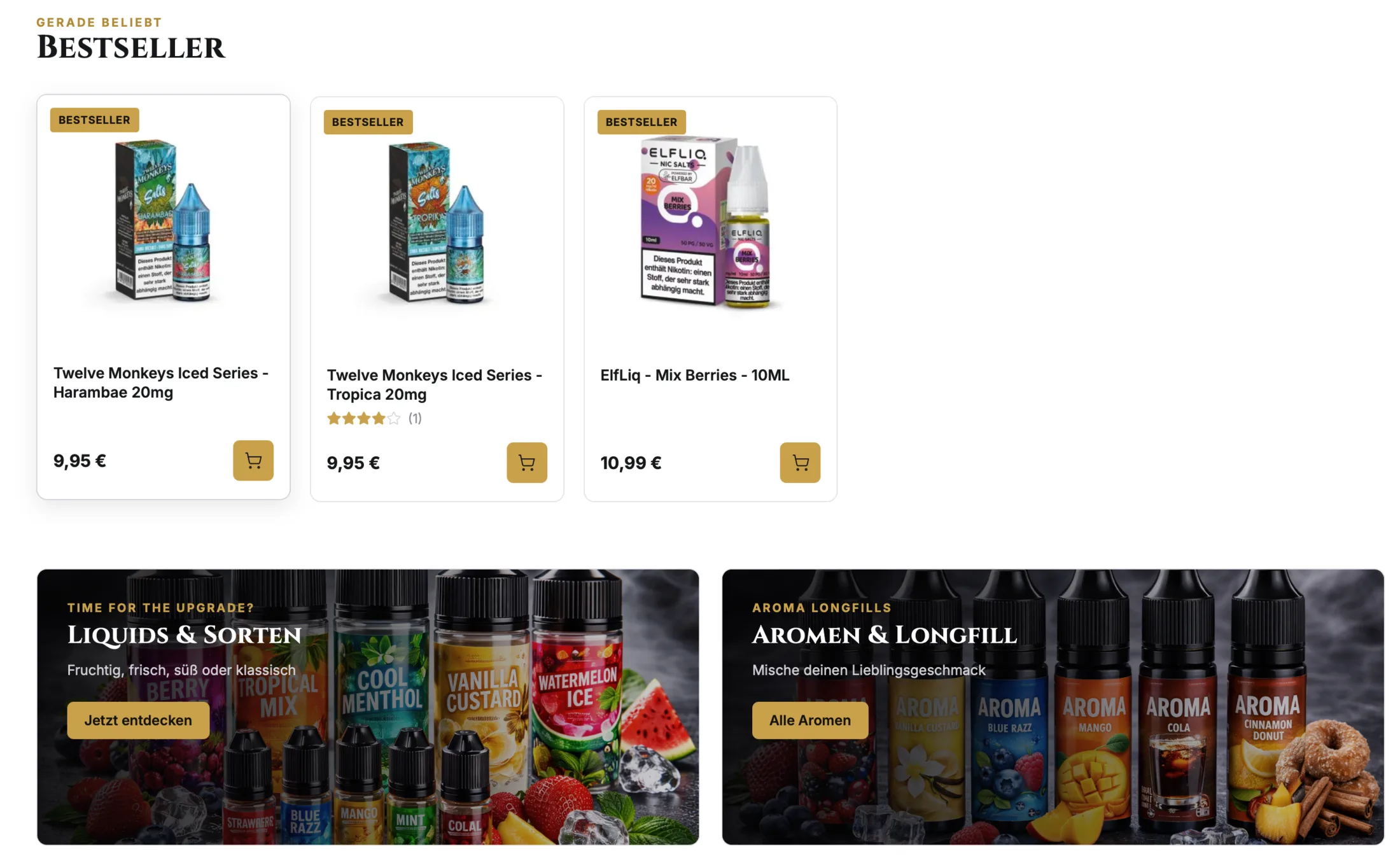 De bestsellers van Master Vape, uitgelicht in de shop
