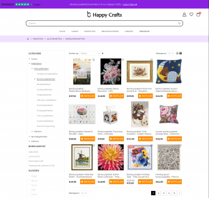 happycrafts borduur pakket